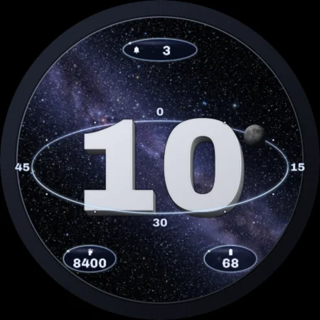 Orbiting Moon